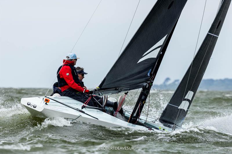 Otto during the 5.5 Metre British National Championship at Cowes photo copyright Robert Deaves / www.robertdeaves.uk taken at Royal Yacht Squadron and featuring the 5.5m class
