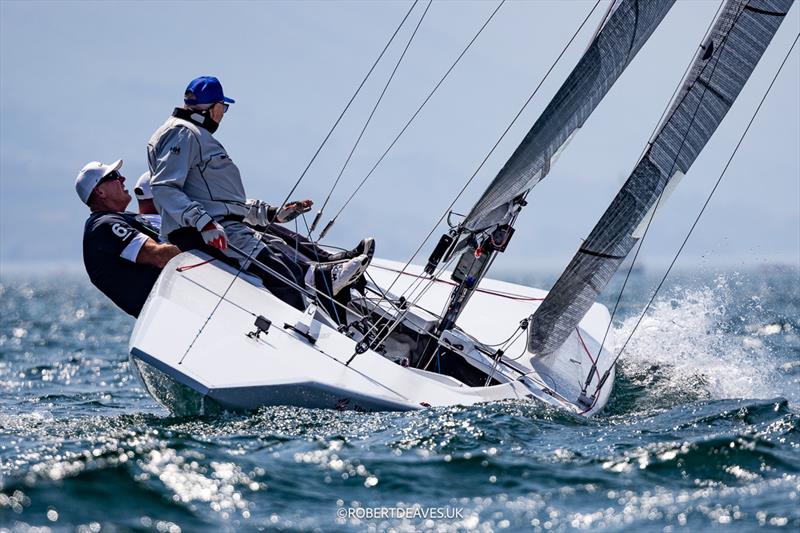 The Jean Genie on day 1 of the 5.5m Alpen Cup - photo © Robert Deaves / www.robertdeaves.uk