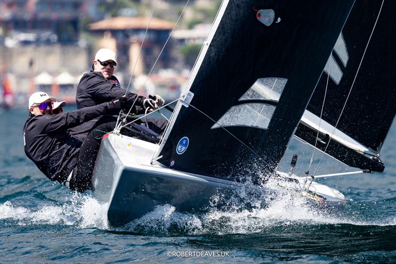 Artemis on day 1 of the 5.5m Alpen Cup - photo © Robert Deaves / www.robertdeaves.uk
