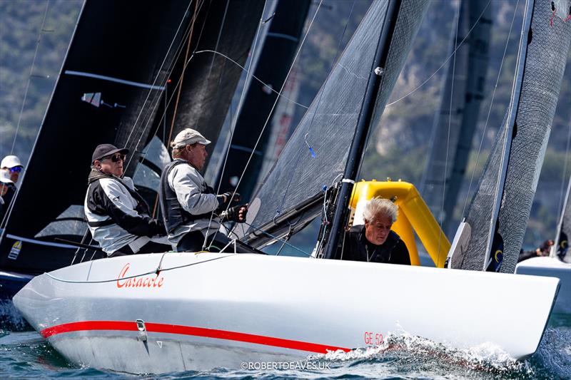 Shaolin on day 2 of the 5.5m Alpen Cup photo copyright Robert Deaves / www.robertdeaves.uk taken at Fraglia Vela Riva and featuring the 5.5m class