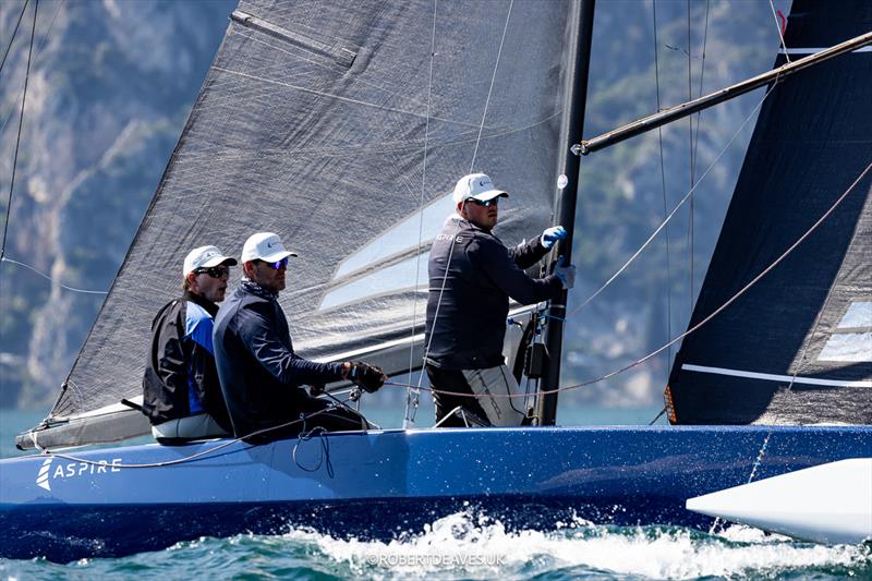 Aspire on day 2 of the 5.5m Alpen Cup - photo © Robert Deaves / www.robertdeaves.uk