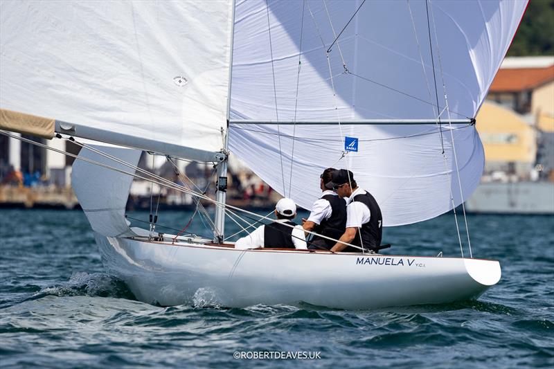 Manuela V - 5.5 Metre Enoshima Trophy 2025, day 1 - photo © Robert Deaves