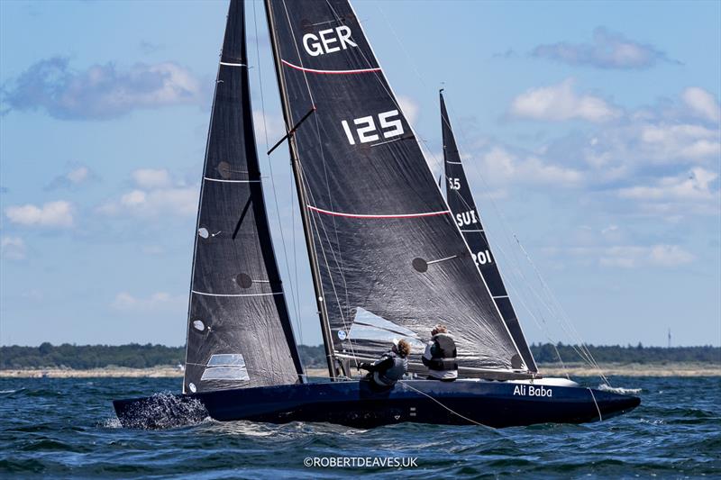 Ali Baba in blue - 5.5 Metre German Open 2025 photo copyright Robert Deaves taken at  and featuring the 5.5m class