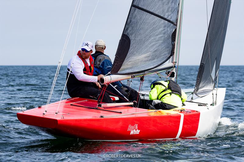 Red&White - 5.5 Metre World Championship 2025 - photo © Robert Deaves / www.robertdeaves.uk