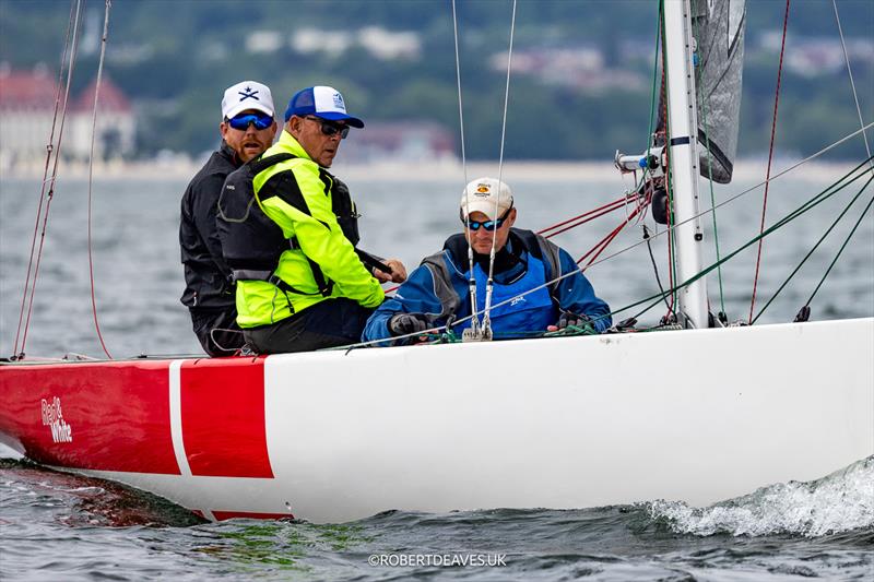 Red&White - 5.5 Metre World Championship 2025 - photo © Robert Deaves / www.robertdeaves.uk