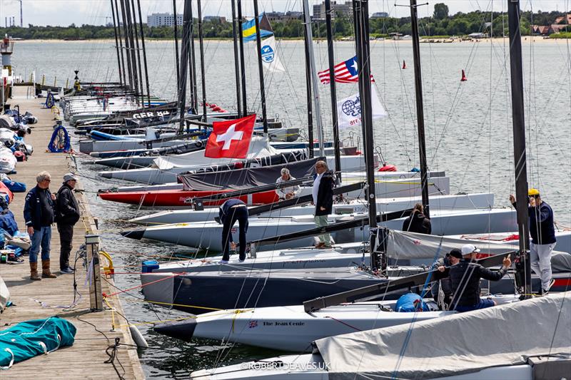 Boats in the harbour - 5.5 Metre World Championship 2025 - photo © Robert Deaves / www.robertdeaves.uk