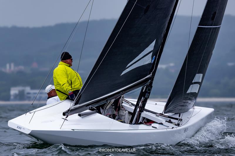 5.5 Metre World Championship 2025 Day 2 - Marie Françoise XXII - photo © Robert Deaves / www.robertdeaves.uk