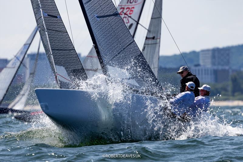 The Jean Genie - 5.5 Metre World Championship day 5 photo copyright Robert Deaves taken at  and featuring the 5.5m class