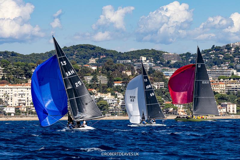 Race 1 - 2025 5.5 Metre French Open photo copyright Robert Deaves / www.robertdeaves.uk taken at Yacht Club de Cannes and featuring the 5.5m class