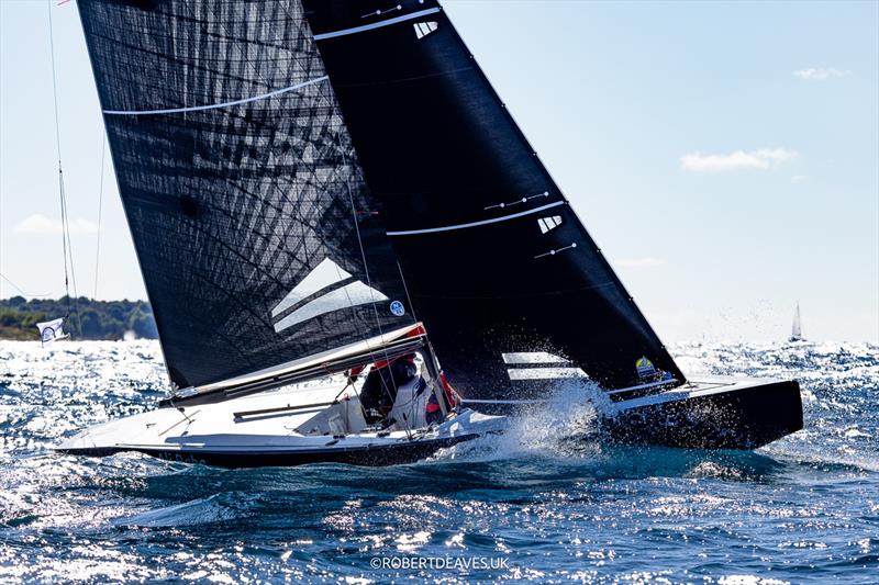 Ali Baba - 2025 5.5 Metre French Open photo copyright Robert Deaves / www.robertdeaves.uk taken at Yacht Club de Cannes and featuring the 5.5m class