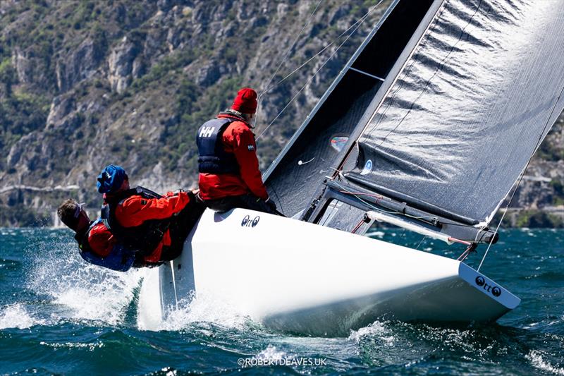 Otto on day 1 of the 5.5 Metres Alpen Cup at Riva, Lake Garda, Italy - photo © Robert Deaves / www.robertdeaves.uk