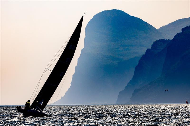 Racing on day 2 of the 5.5 Metres Alpen Cup at Riva, Lake Garda, Italy - photo © Robert Deaves / www.robertdeaves.uk
