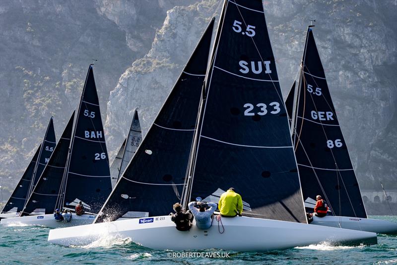 Marie-Françoise XXII on day 2 of the 5.5 Metres Alpen Cup at Riva, Lake Garda, Italy - photo © Robert Deaves / www.robertdeaves.uk