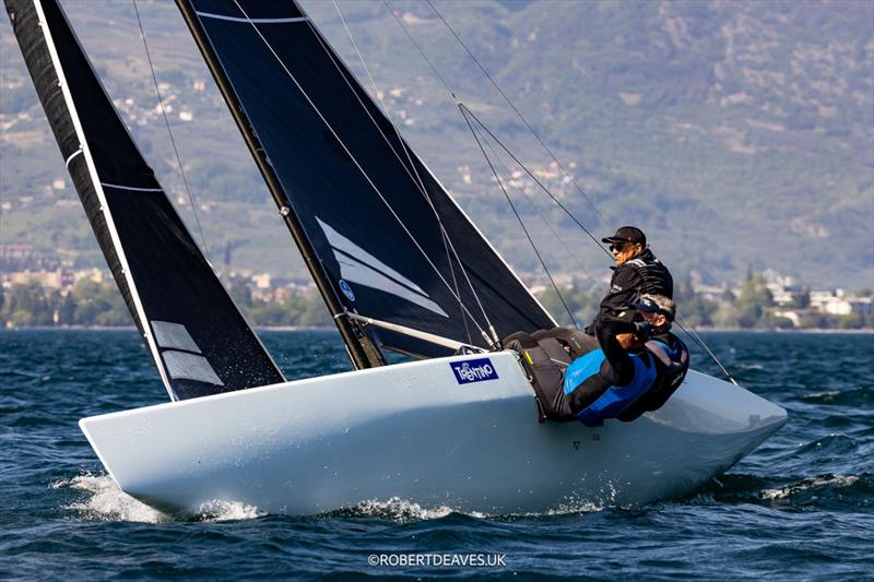 MELX III on day 2 of the 5.5 Metres Alpen Cup at Riva, Lake Garda, Italy - photo © Robert Deaves / www.robertdeaves.uk