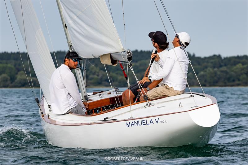 Manuela V on Day 1 of the 5.5 Metre German Open - photo © Robert Deaves / www.robertdeaves.uk
