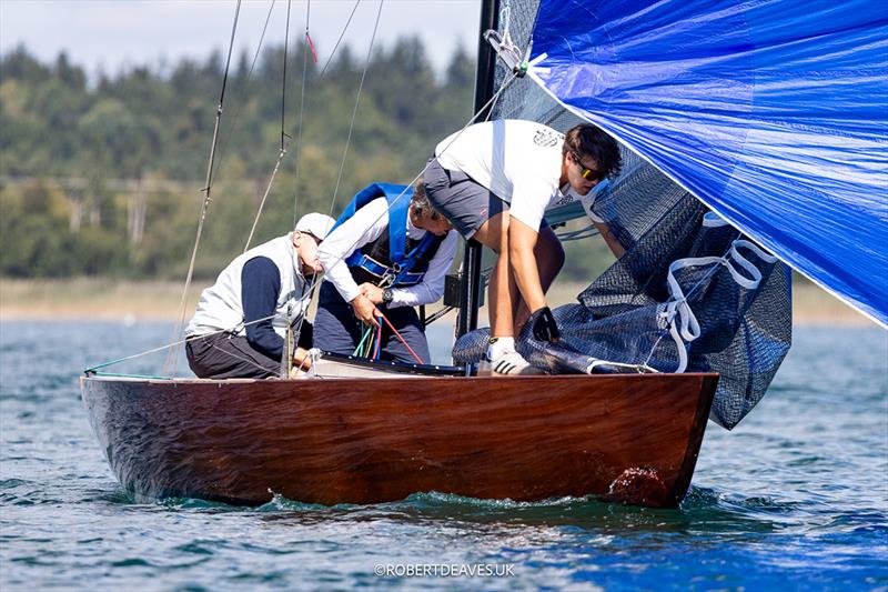 Criollo on Day 3 of the 5.5 Metre German Open photo copyright Robert Deaves / www.robertdeaves.uk taken at Seebrucker Regatta-Verein and featuring the 5.5m class