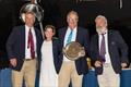 Gregg Stewart recieves the Robbe & Berking Trophy Trophy - 2025 Six Metre World Championships © SailingShots by Maria Muiña