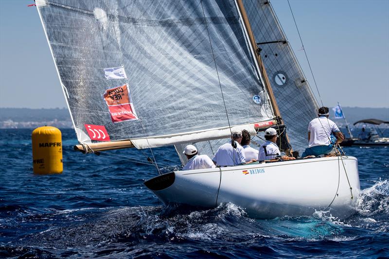 "Bribon" on day 2 of the 37th Copa del Rey MAPFRE in Palma photo copyright María Muiña / Copa del Rey MAPFRE taken at Real Club Náutico de Palma and featuring the 6m class