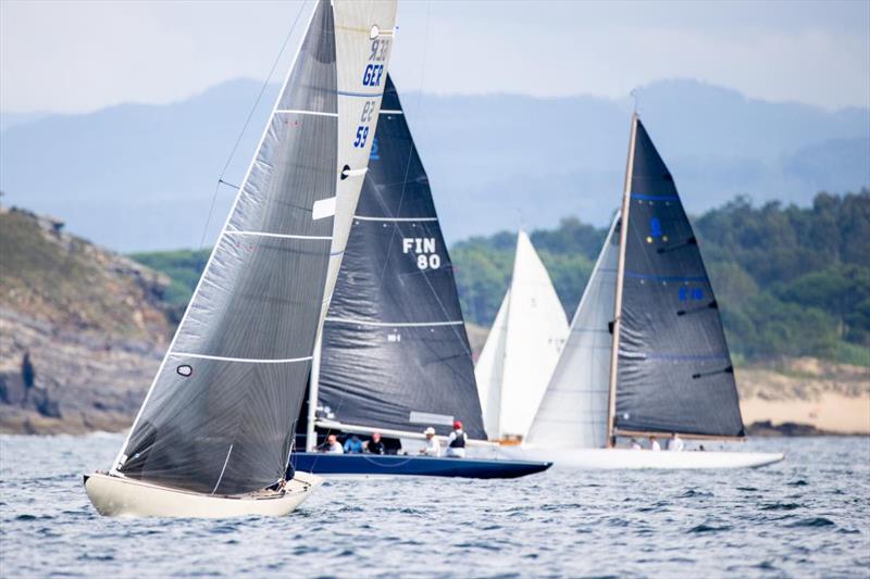 Xacobeo Six Metre European Championship 2021 day 1 photo copyright María Muiña / Xacobeo 6mR Europeans taken at Real Club Nautico de Sanxenxo and featuring the 6m class