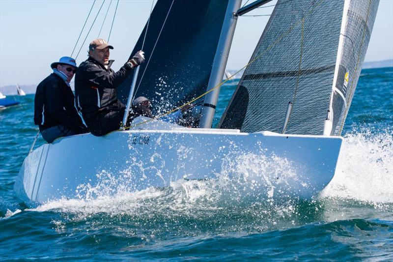 Six Meter Europeans 2022 in Cascais final day photo copyright Nueza Aires Pereira taken at Clube Naval de Cascais and featuring the 6m class