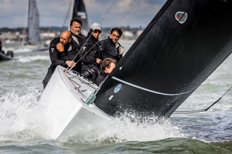 2023 Six Metre World Championship warm-up racing Friday 1 September photo copyright Maria Muiña taken at Royal Yacht Squadron and featuring the 6m class