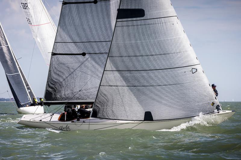 2023 Six Metre World Championship warm-up racing Saturday 2 September photo copyright SailingShots by Maria Muiña taken at Royal Yacht Squadron and featuring the 6m class