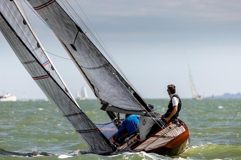 2023 Six Metre World Championship warm-up racing Saturday 2 September photo copyright SailingShots by Maria Muiña taken at Royal Yacht Squadron and featuring the 6m class