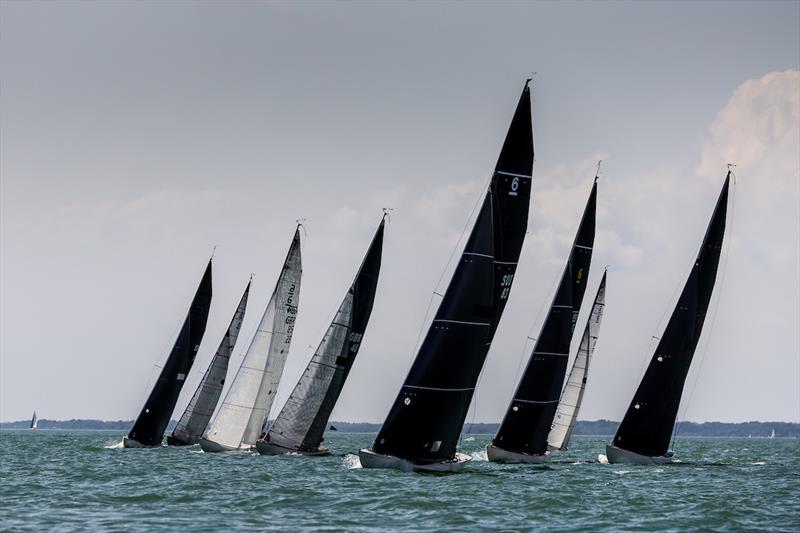 2023 Six Metre World Championship warm-up racing Saturday 2 September photo copyright SailingShots by Maria Muiña taken at Royal Yacht Squadron and featuring the 6m class