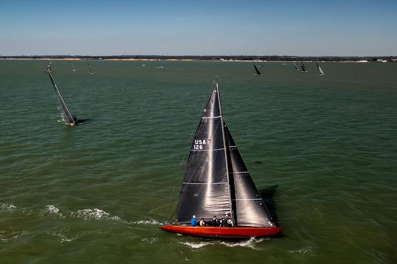 2023 Six Metre World Championship Day 1 photo copyright SailingShots by Maria Muiña taken at Royal Yacht Squadron and featuring the 6m class