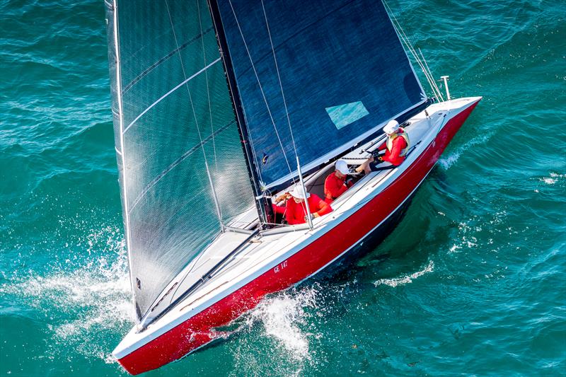 Eric Monnin's SUI100 Duclop on Day 3 of the 2026 International Six Metre Europeans - photo © María Muiña / www.sailingshots.es