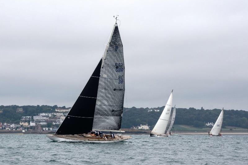 Erica - David Myatt - Rossborough Round the Island Race 2018 photo copyright Simon Ropert taken at Royal Channel Islands Yacht Club and featuring the 8m class