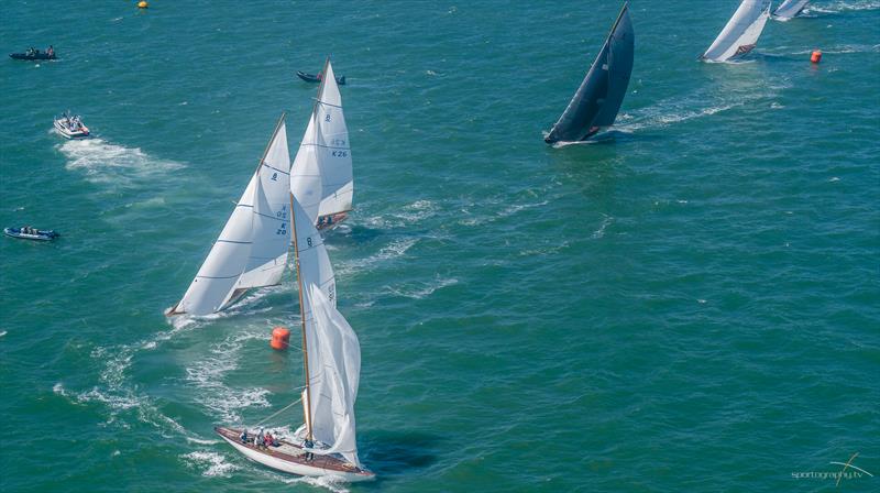 8 Metre World Championship 2019 photo copyright Alex Irwin / www.sportography.tv taken at Royal Yacht Squadron and featuring the 8m class