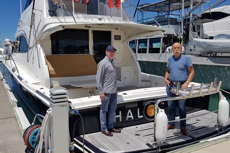 Bill and John review BoatSecure looking after Bill's boat photo copyright Boat Secure taken at  and featuring the  class