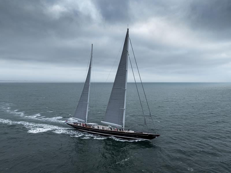Royal Huisman built Aquarius on sea trials in early 2025. A+T instruments throughout with Ethernet network. This yacht also has a lot of data exchanged between the A&M plc system and the instruments using Modbus over Ethernet - photo © Bjorn Mierop