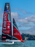 Emirates Team NZ - two boat training - Auckland - November 20, 2025