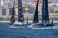 Athena Pathway leads Emirates Team NZ - Louis Vuitton 38th America's Cup - Preliminary Regatta Sardinia Race Day 2  - May 23, 2026 &copy; Ricardo Pinto
