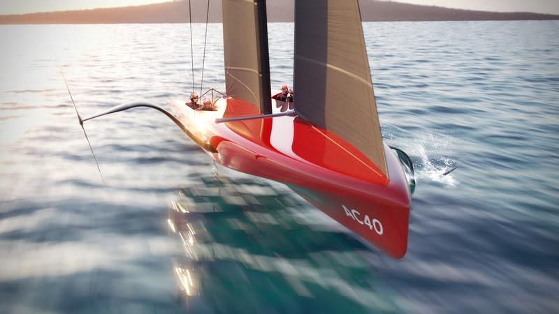 The multipurpose One Design AC40 class will be used for testing, component development and Match Race training ahead of the 37th America's Cup photo copyright 37th America's Cup taken at  and featuring the AC40 class