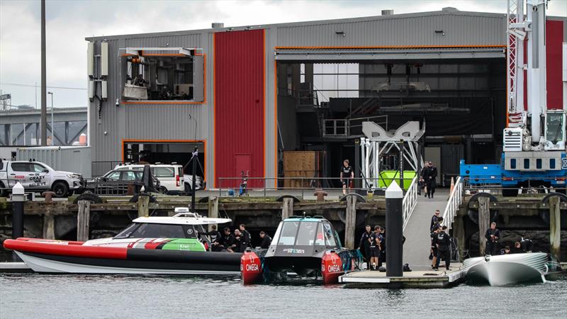 Emirates Team NZ's AC40 - Foiling Trial - September 20, 2022 - photo © Richard Gladwell - Sail-World.com/nz