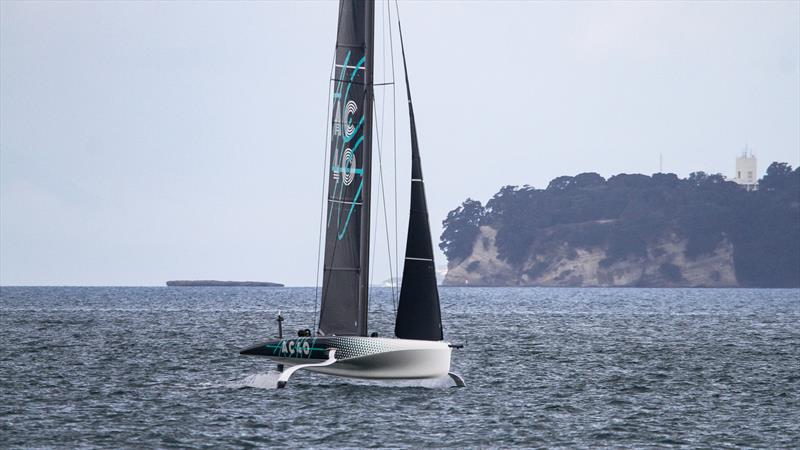 Emirates Team NZ's AC40 - First Sail - September 21, 2022 - photo © Richard Gladwell, Sail-World.com/nz