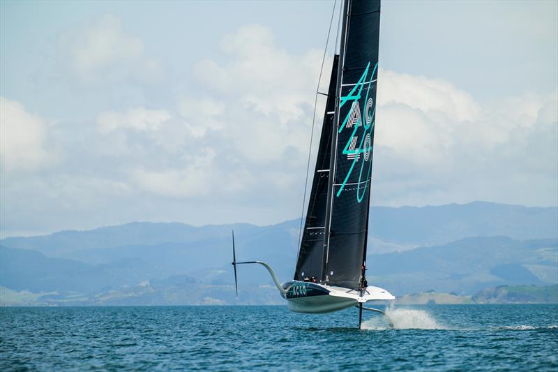 ETNZ AC 40 - America's Cup Joint Recon Emirates Team New Zealand AC40 Day 2 - September 21, 2022 - photo © Adam Mustill / America's Cup