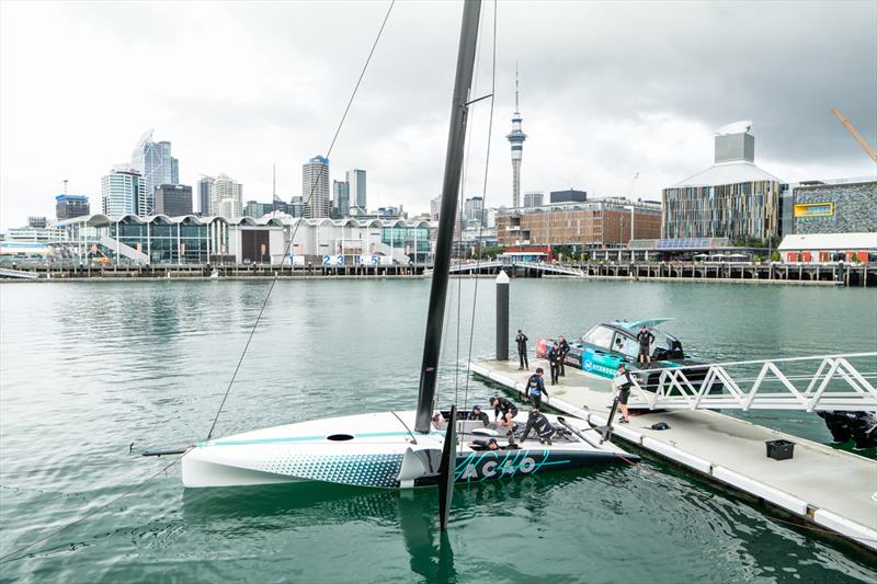 ENTZ's AC 40 - America's Cup Joint Recon Emirates Team New Zealand AC40 Day 2 - September 21, 2022 - photo © Adam Mustill / America's Cup