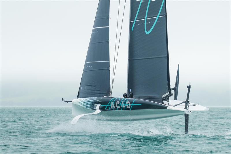 AC40 - Emirates Team New Zealand - Waitemata Harbour - September 30, 2022 - photo © America's Cup/Adam Mustill