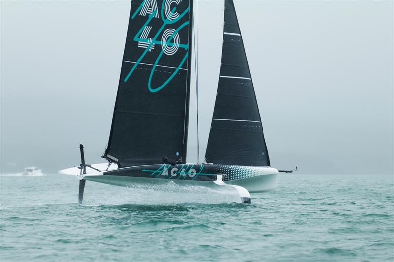 AC40 - Emirates Team New Zealand - Waitemata Harbour - September 30, 2022 - photo © America's Cup/Adam Mustill