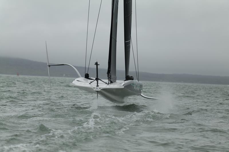 AC40 - Emirates Team New Zealand - Waitemata Harbour - September 30, 2022 - photo © America's Cup/Adam Mustill