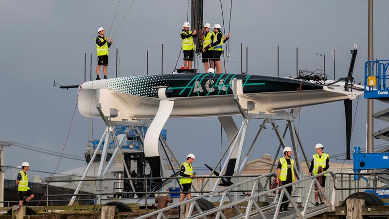 Emirates Team New Zealand - AC40 - Auckland - October 5, 2022 - photo © Adam Mustill / America's Cup