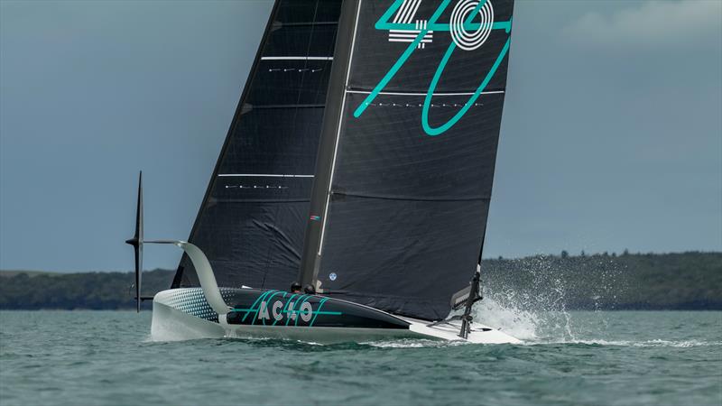 AC40 - Emirates Team NZ - October 13, 2022 - photo © Adam Mustill / America's Cup