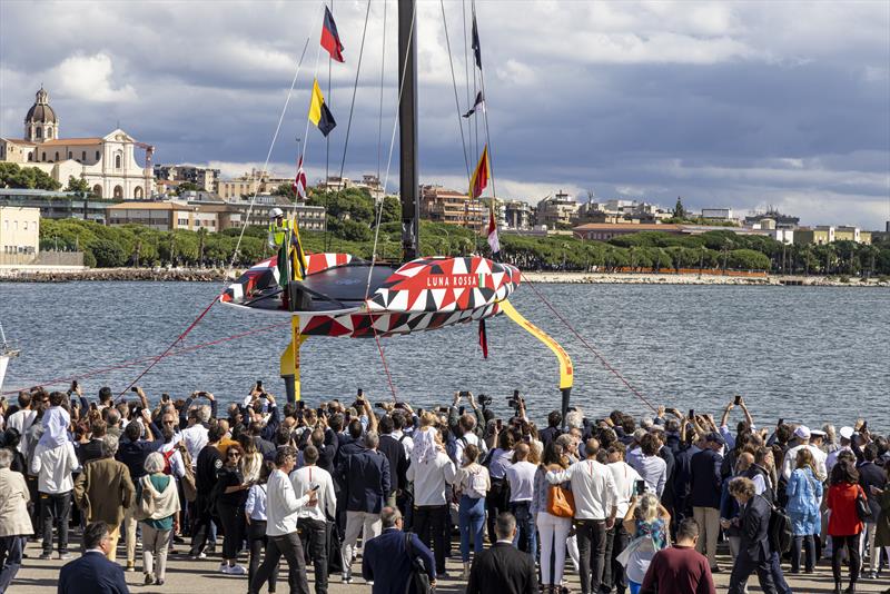  Luna Rossa launch LEQ12 or Prototype at Cagliari, Sardinia October 13, 2022 - photo © Andrea Pisapia