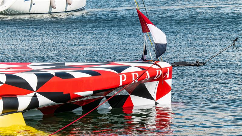 Luna Rossa Prada Pirelli Team  launch prototype yacht -  LEQ12  - October 13, 2022 Cagliari, Sardinia photo copyright Ivo Rovira / America'sCup taken at Circolo della Vela Sicilia and featuring the AC40 class