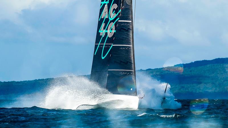 AC40 One Design - Emirates Team NZ - AC40 - October 19, 2022 - Auckland - photo © Adam Mustill / America's Cup