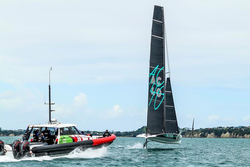 Emirates Team New Zealand - AC40 OD - October 21, 2022 - photo © Adam Mustill / America's Cup